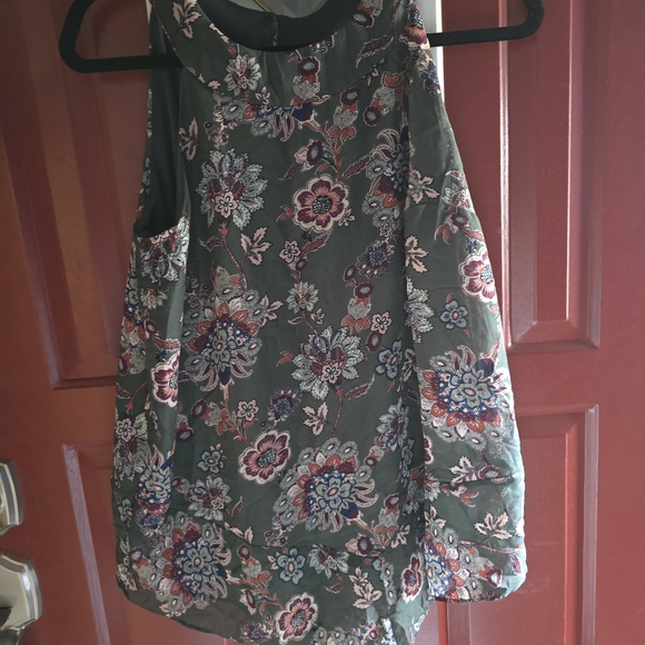 AB Studio Floral Sleeveless Top - Multicolor - Picture 1 of 2